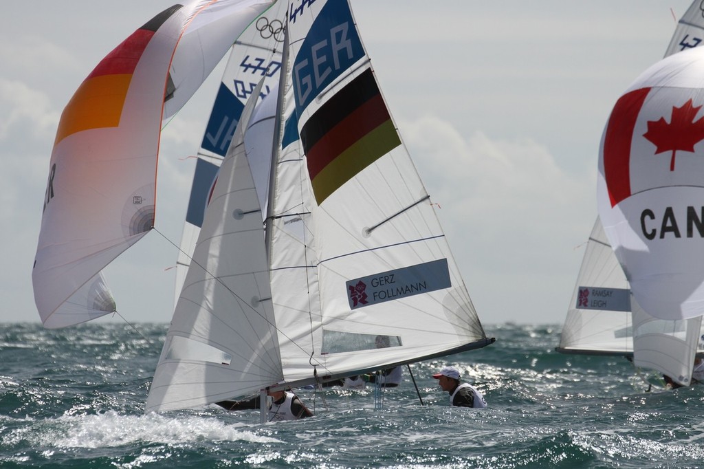 Germany - Day 9 2012 Olympic Regatta, Weymouth © Richard Gladwell www.photosport.co.nz